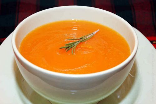 Крем-суп из тыквы с имбирем