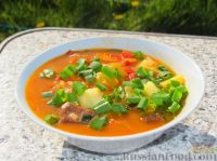 Фото к рецепту: Бограч — венгерский суп