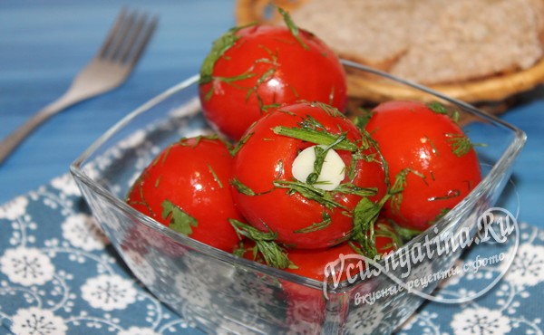маринованные помидоры готовы