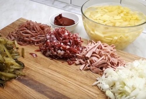 Рецепт сборной мясной солянки с почками