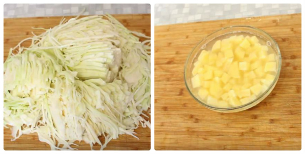 борщ с фасолью 3 капуста и картофель
