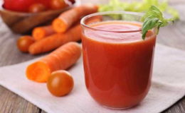 Морковный сок с томатами и перцем