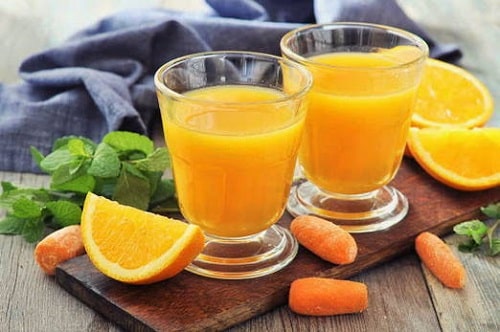 морковный сок с апельсином на зиму