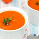 Суп-пюре из запеченных томатов - вкусный рецепт с пошаговым фото